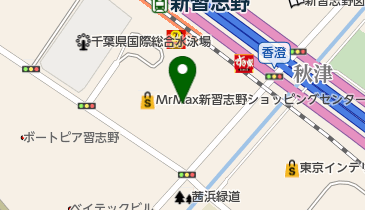 ペットショップフレンドハウス新習志野店の地図画像