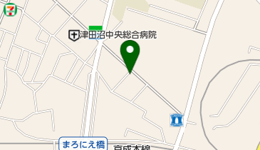 あづま理容室の地図画像