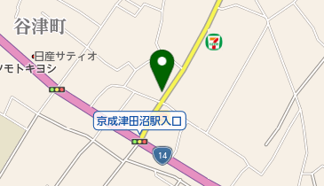 理容モトハシの地図画像