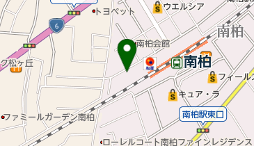 整体院柏の地図画像