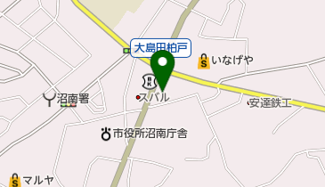 沼南モータースの地図画像