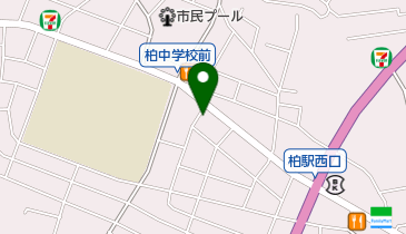 ホシザキ関東株式会社柏営業所の地図画像