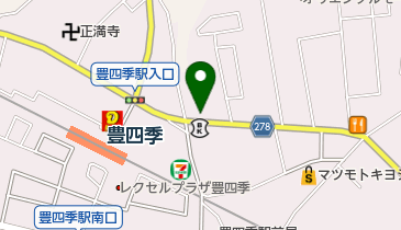 アジール美容室豊四季店の地図画像