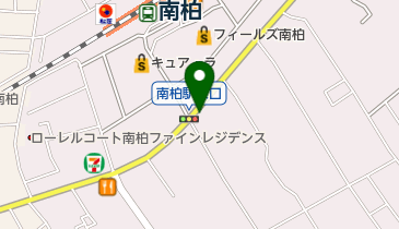 青山理容の地図画像