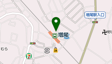 別所理容室増尾店の地図画像