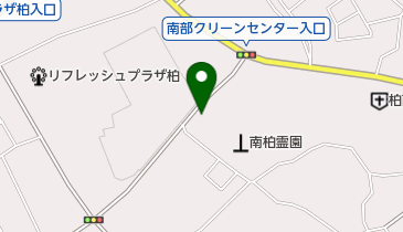 南柏霊園の地図画像