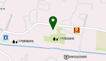 柏市役所高田近隣センターの地図画像
