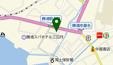 CutPark勝浦店の地図画像