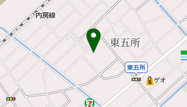 メナード化粧品白金代行店の地図画像