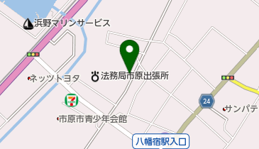 有限会社白鳥商事の地図画像