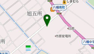 おおね理容店の地図画像