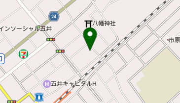 中島理容の地図画像