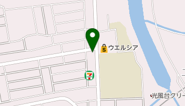 ヘアーオフ光風台店の地図画像