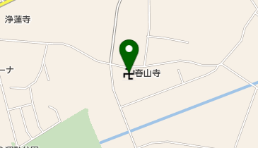 春山寺の地図画像