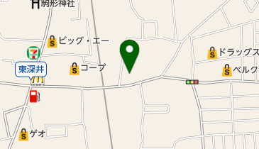 こうの動物病院の地図画像