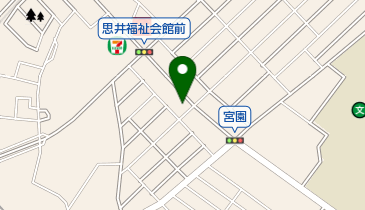 西山動物病院の地図画像