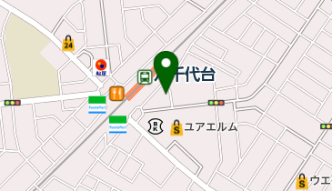 栗原興産株式会社八千代プラザの地図画像