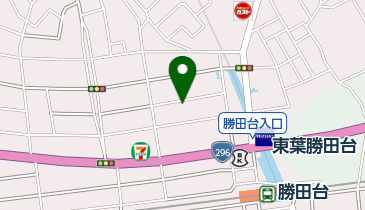 日本キリスト改革派勝田台教会の地図画像