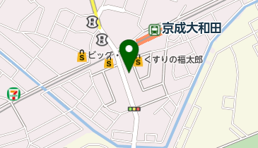 八千代クリーニング 本店の地図画像