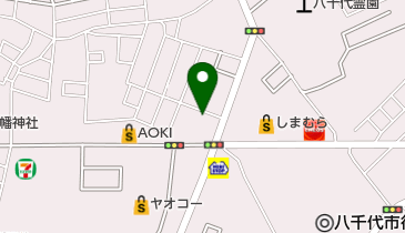カルチャー美容室の地図画像