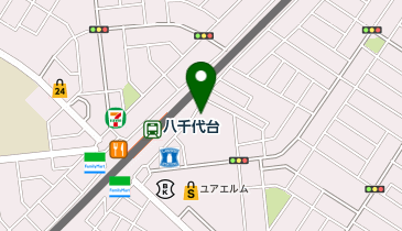 ラ・ロミアン八千代台店の地図画像