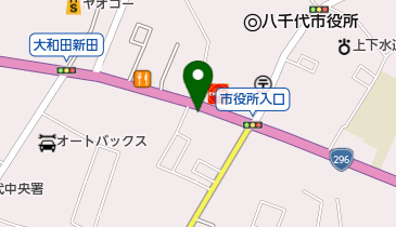 イイダ理容室の地図画像