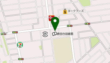 八千代市役所 勝田台支所の地図画像