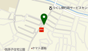 のだでんきつくし野店の地図画像