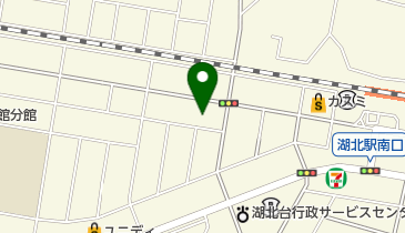 我孫子市 湖北台近隣センターの地図画像