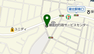 我孫子市 湖北台市民センターの地図画像