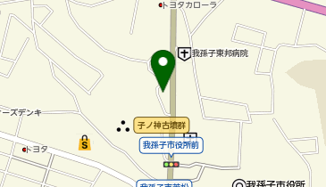 ダンススタジオNAGAOKAの地図画像