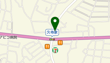 愛動物病院の地図画像