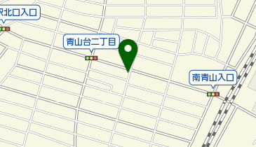 美容室ポケットの地図画像