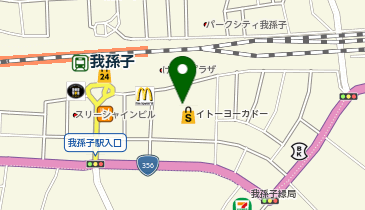 ミルフローラ我孫子店の地図画像