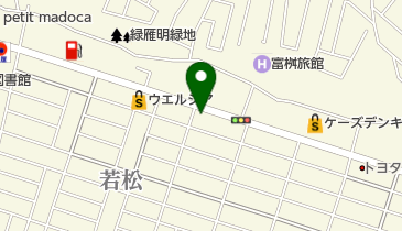 服部理容店の地図画像