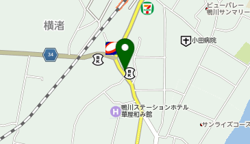 大和屋小原商店の地図画像