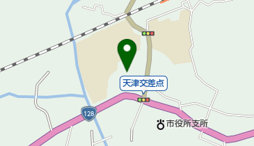 あまつ美容室の地図画像