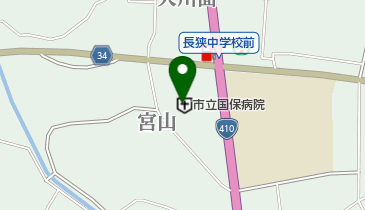 鴨川市立国保病院 訪問看護ステーション直通の地図画像