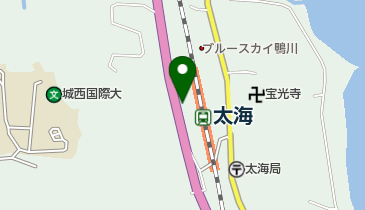 鴨川市役所 太海公民館の地図画像