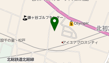 鎌ケ谷ゴルフセンターの地図画像