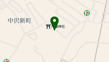 道野辺八幡宮の地図画像