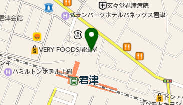 アメリカンランゲージスクール 君津校の地図画像