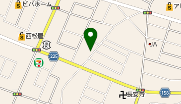 佐野クリーニング店の地図画像