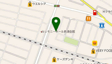 ビジネス君津グリーンホテルの地図画像