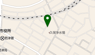 君津市役所 久保浄水場の地図画像