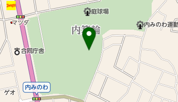 君津市役所 市民体育館の地図画像