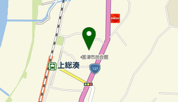 富津市市民会館の地図画像