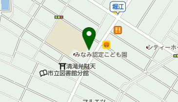 堀江はり・灸接骨院の地図画像