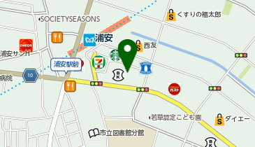 サカゼン浦安店の地図画像