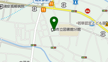 浦安市 中央公民館の地図画像